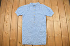 Vintage 1990s Women's Long Button Up Shirt