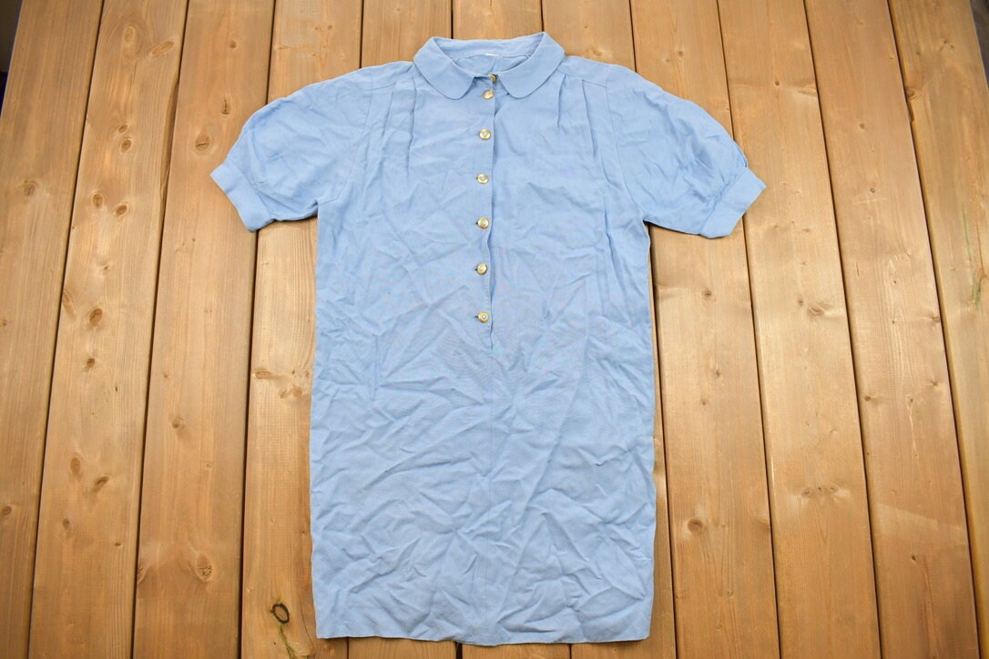 Vintage 1990s Women's Long Button Up Shirt