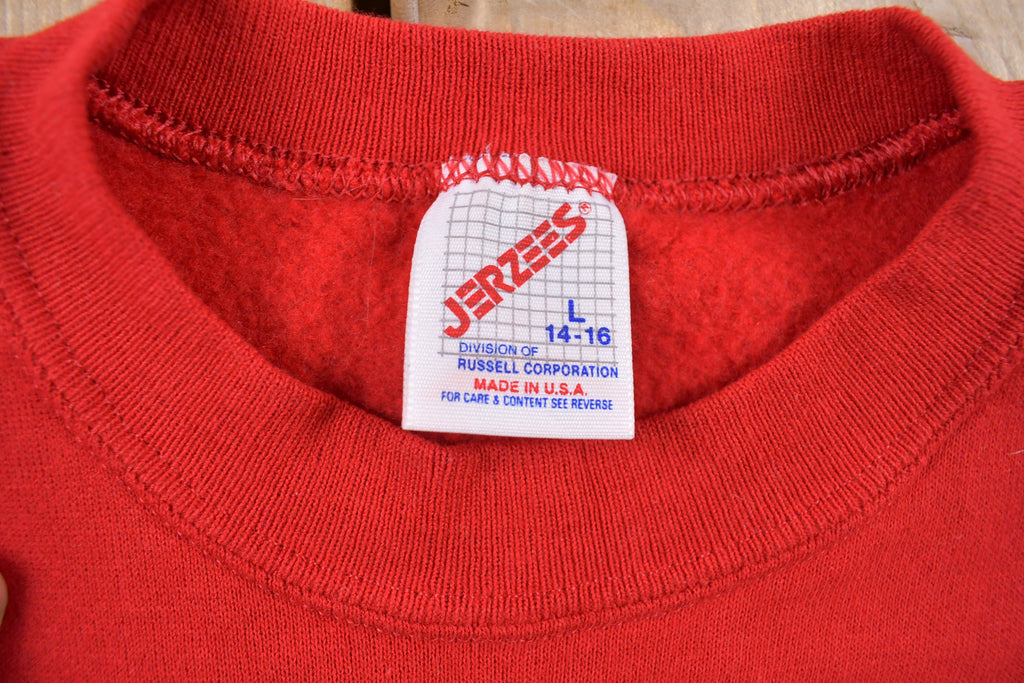 Vintage 1990s Jerzees Blank Crewneck Youth Sized Sweatshirt