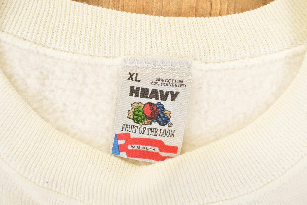 Vintage 1990s St Croix Casino Turtle Lake Graphic Print Crewneck Sweatshirt Mens L