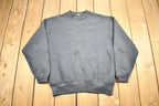 Vintage 1990s BVD Blank Black Crewneck Sweatshirt