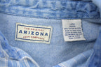 Vintage 1990s Arizona Jean Company Denim Button Up Shirt