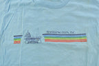 Vintage 1980s Washington DC Travel Souvenir Single Stitch Graphic Print T-Shirt Men's M