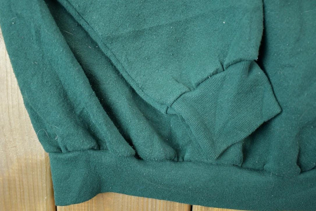 Vintage 1990s Blank Green Crewneck Sweatshirt