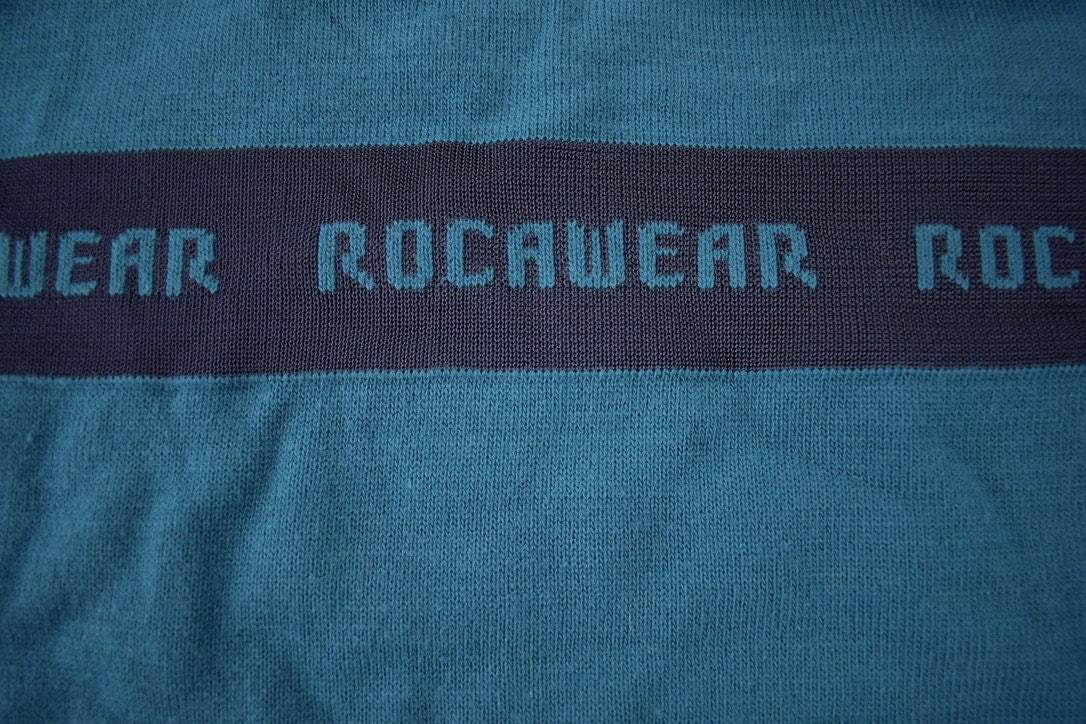 Vintage 1990s Roc A Wear Deadstock Knit Crewneck Sweater Size XL