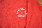Vintage 1990s University of Wisconsin Hockey Champion Reverse Weave Crewneck Sweatshirt