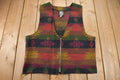 Vintage 1990s Attitudes Aztec Pattern Vest