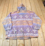 Vintage 1990s OutBrook Zip Up Fleece Sweater Made In USA