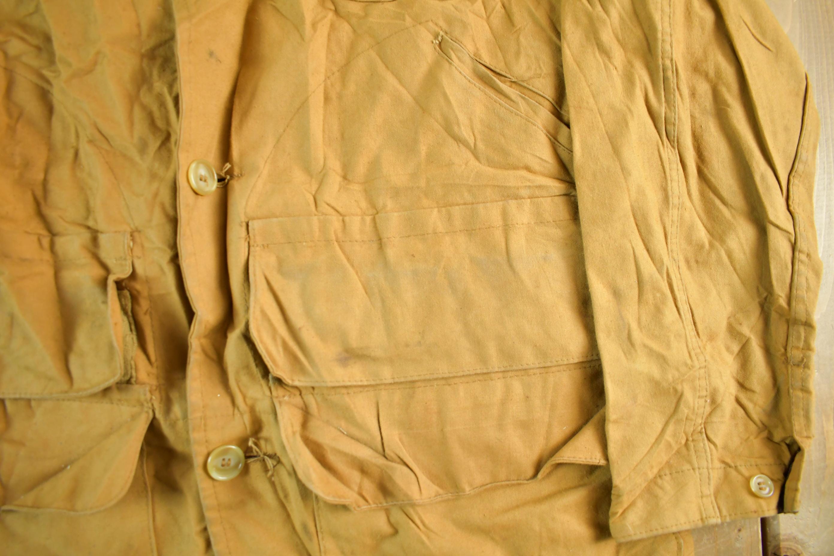 Vintage 1960s 1970s Red Head Hunting Jacket Men's Large
