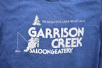 Vintage 1990s Lake Mille Lacs Garrison Creek Saloon & Eatery Souvenir T Shirt