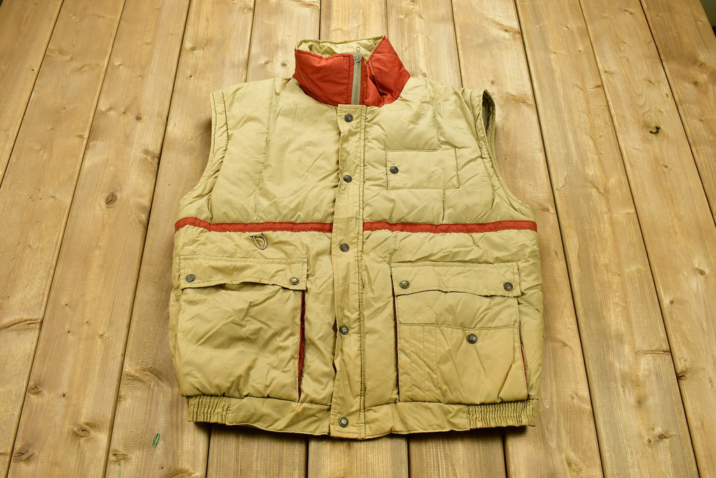 Vintage 1980s Ski Daddle Pack In Puffer Vest