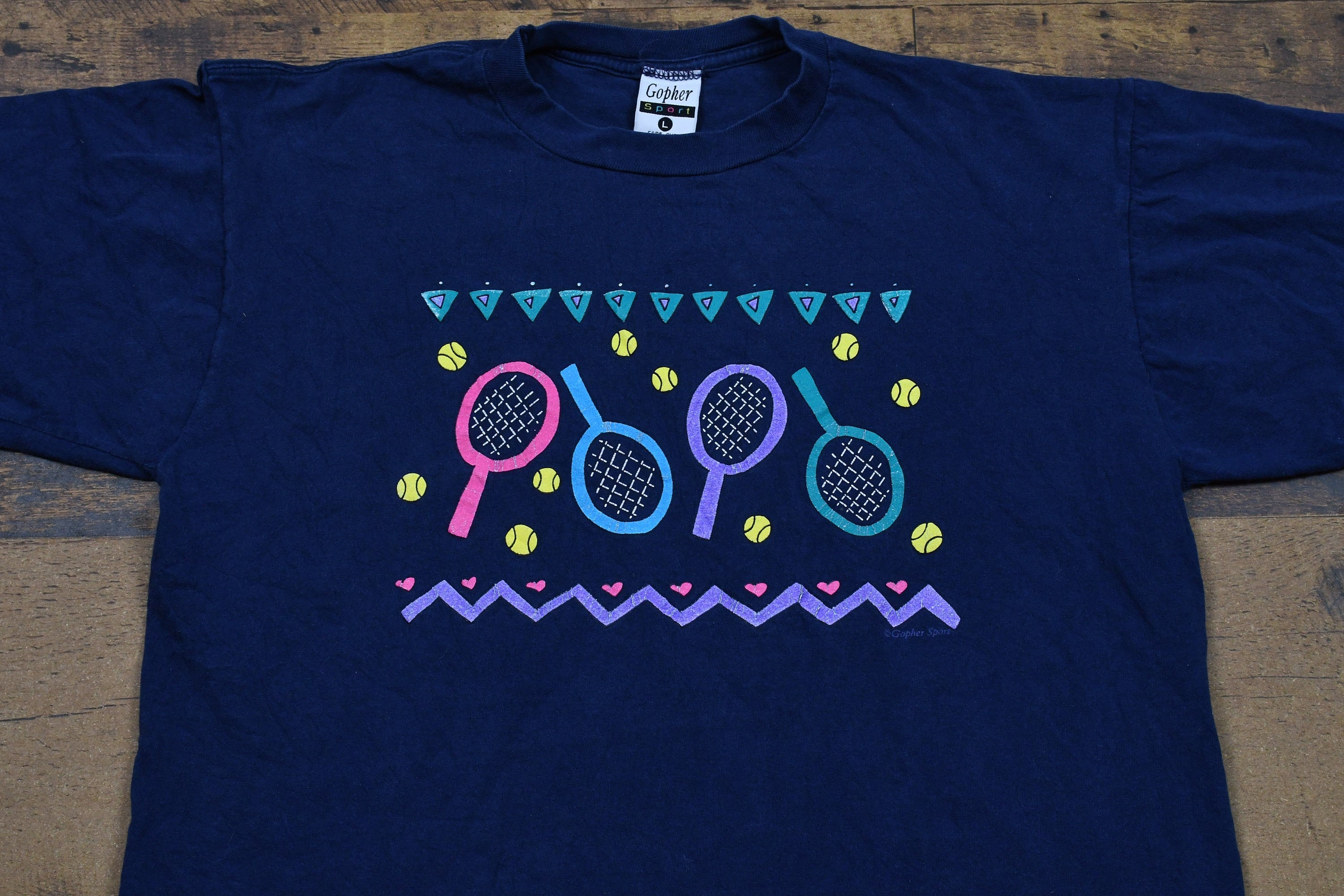 Vintage 1990s Gopher Sport Tennis T-Shirt