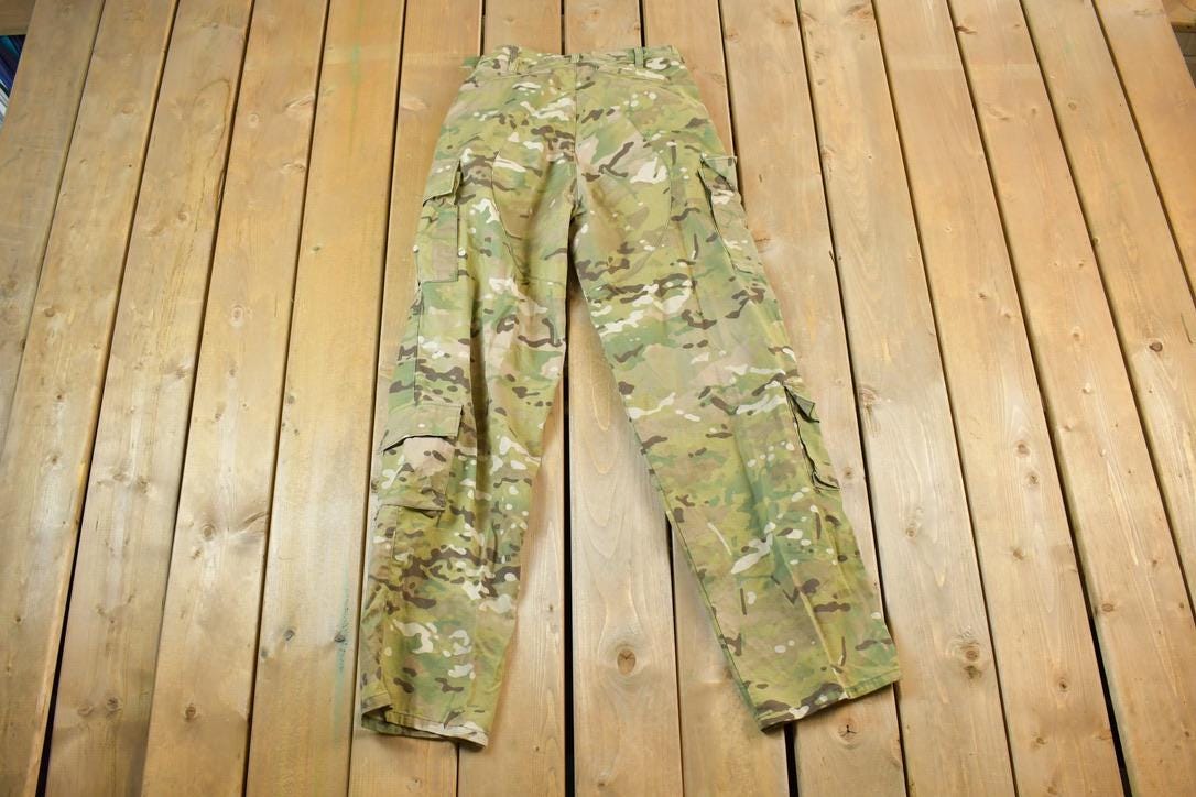 Vintage 1990s Military Desert Camouflage Cargo Pocket Pants 30 x 33