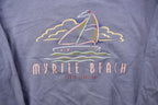 Vintage 1990s Myrtle Beach Travel Crewneck Sweatshirt