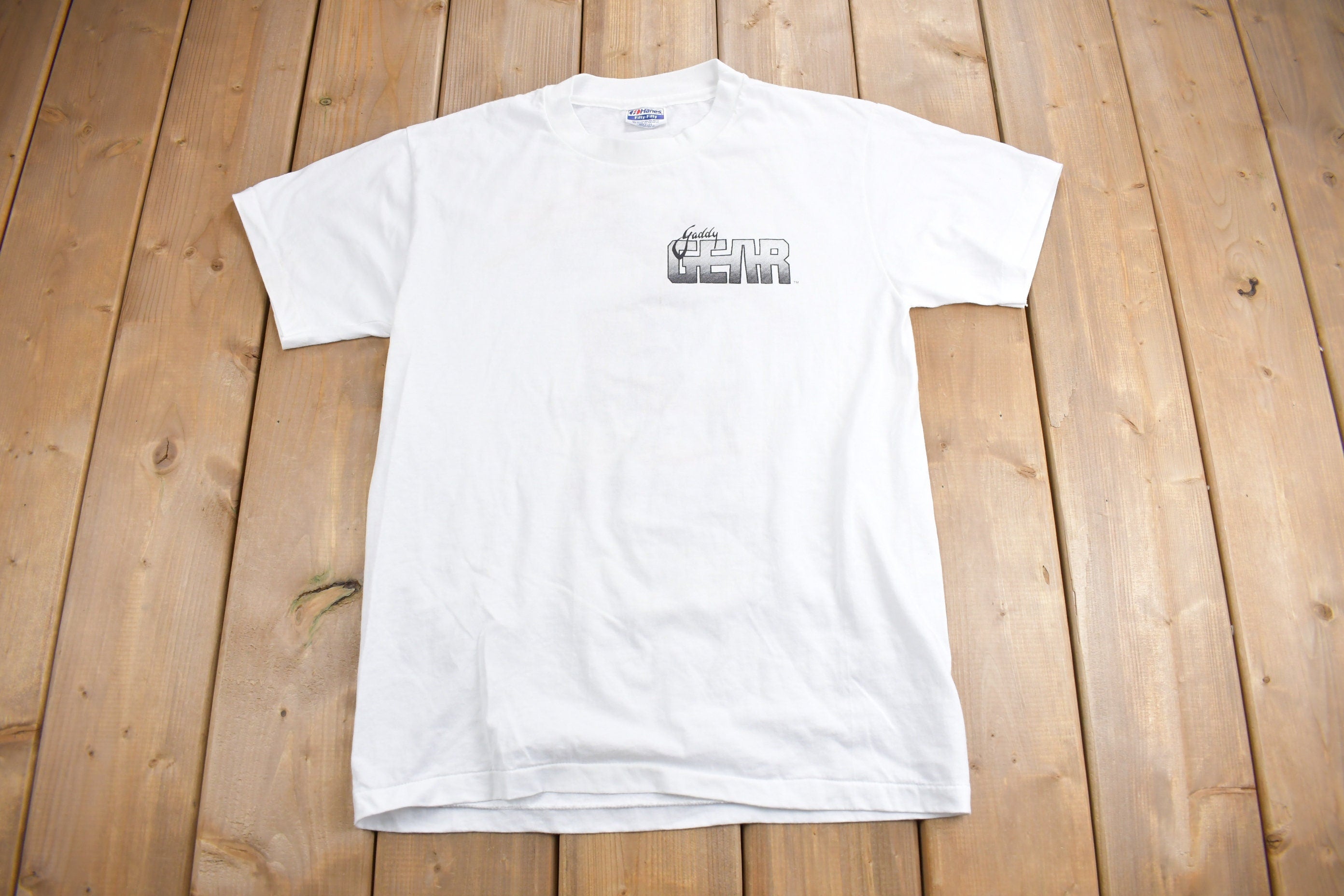 Vintage 1990s Gaddy Gear Power Play 2 Basketball Graphic T Shirt
