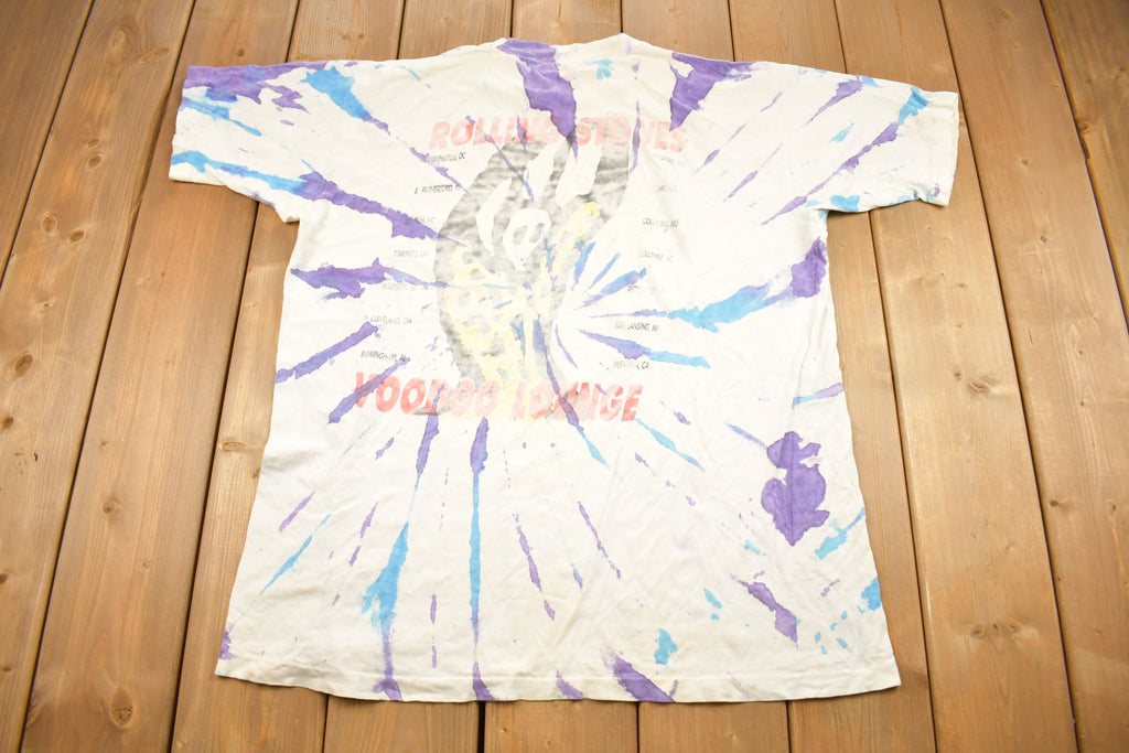 Vintage 1994 The Rolling Stones Voodoo Lounge All Over Print T-Shirt