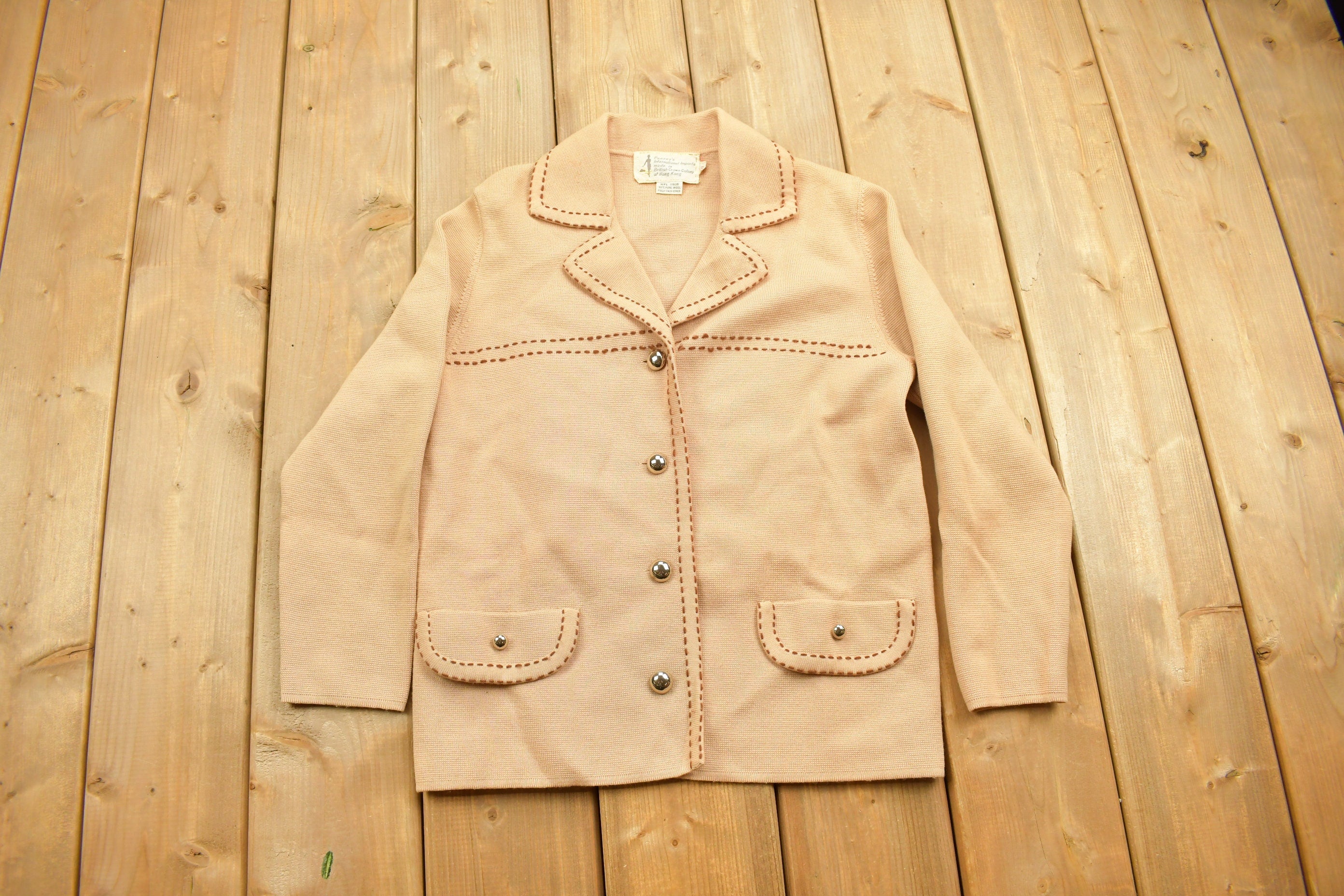 Vintage 1980s Penney's 100% Wool Blazer