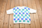 Vintage Knitted Short Sleeve Sweater