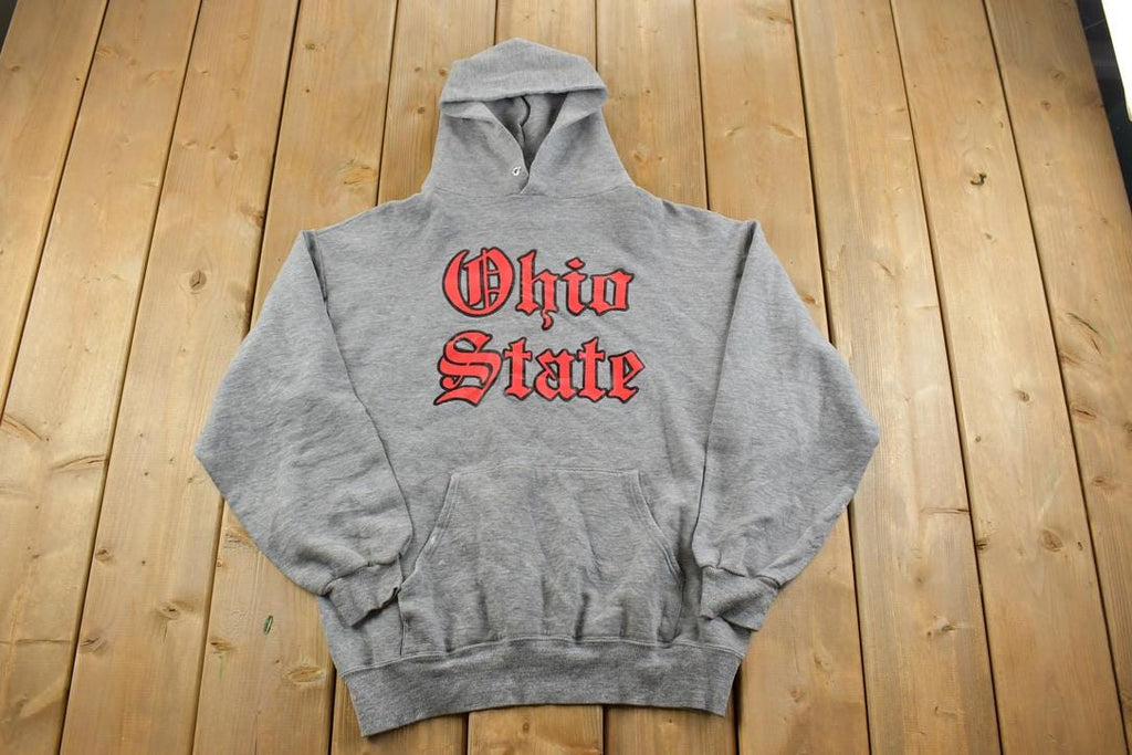 Vintage 1970s Ohio State University Old English Letter Collegiate Hoodie