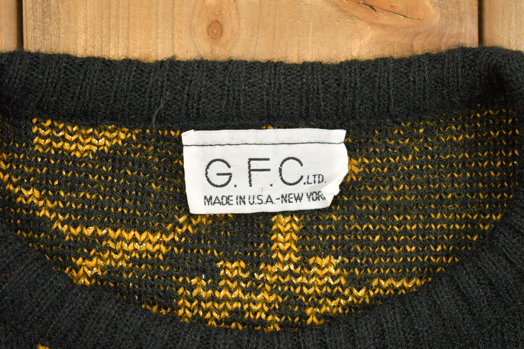 Vintage 1990s GFC Knit Crewneck Sweater