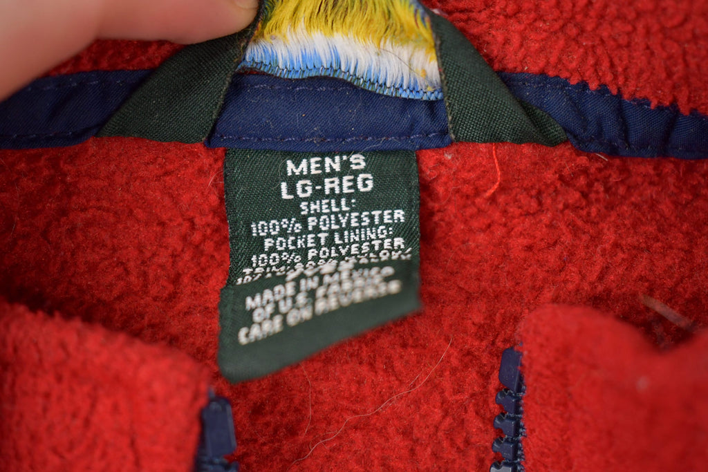 Vintage 1990s LL Bean Full Zip Fleece Sweater