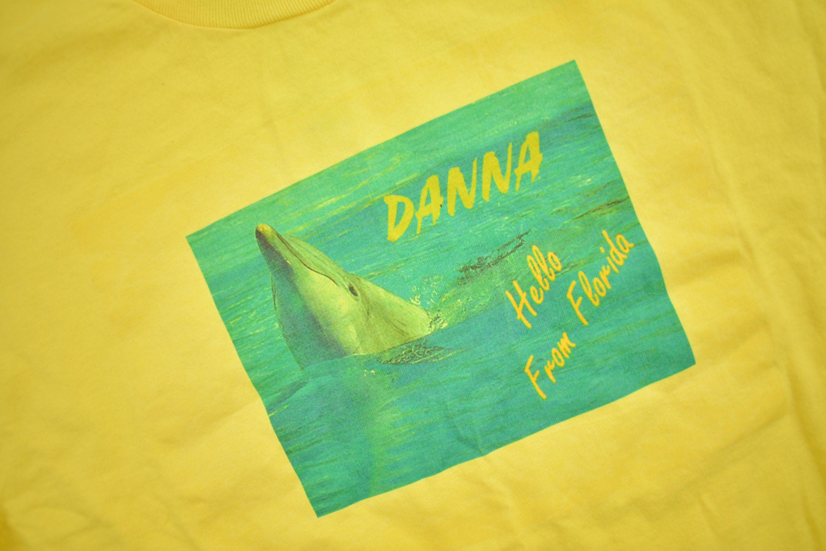 Vintage 1990s Florida Dolphin Souvenir T Shirt
