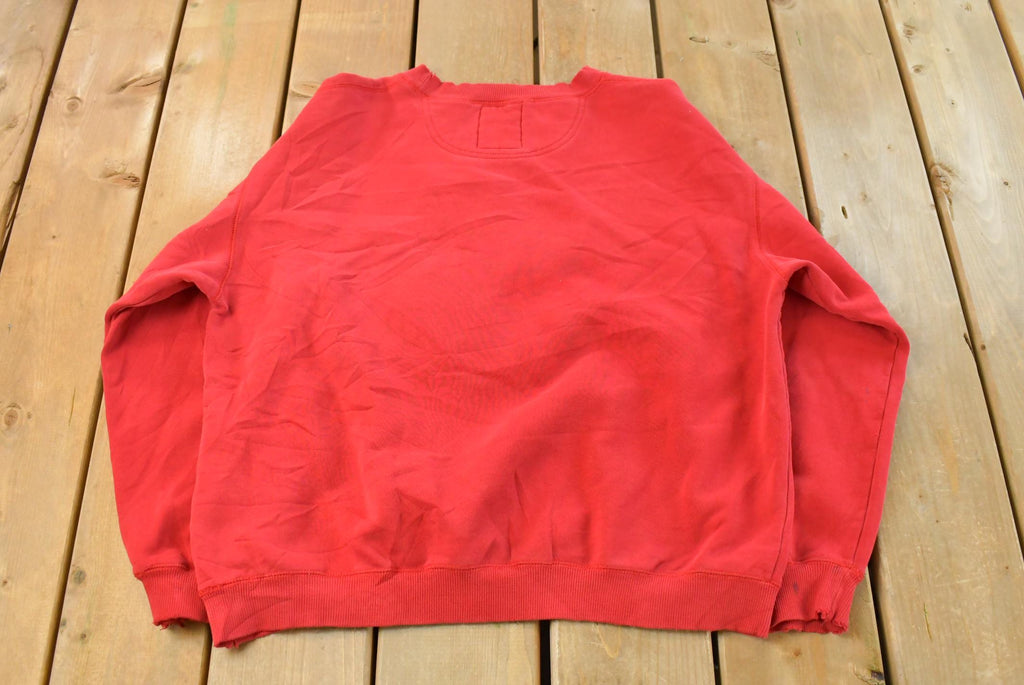 Vintage 1990s Looney Tunes Crewneck Sweatshirt Men's M / Embroidered / Cartoon Promo / Warner Bros