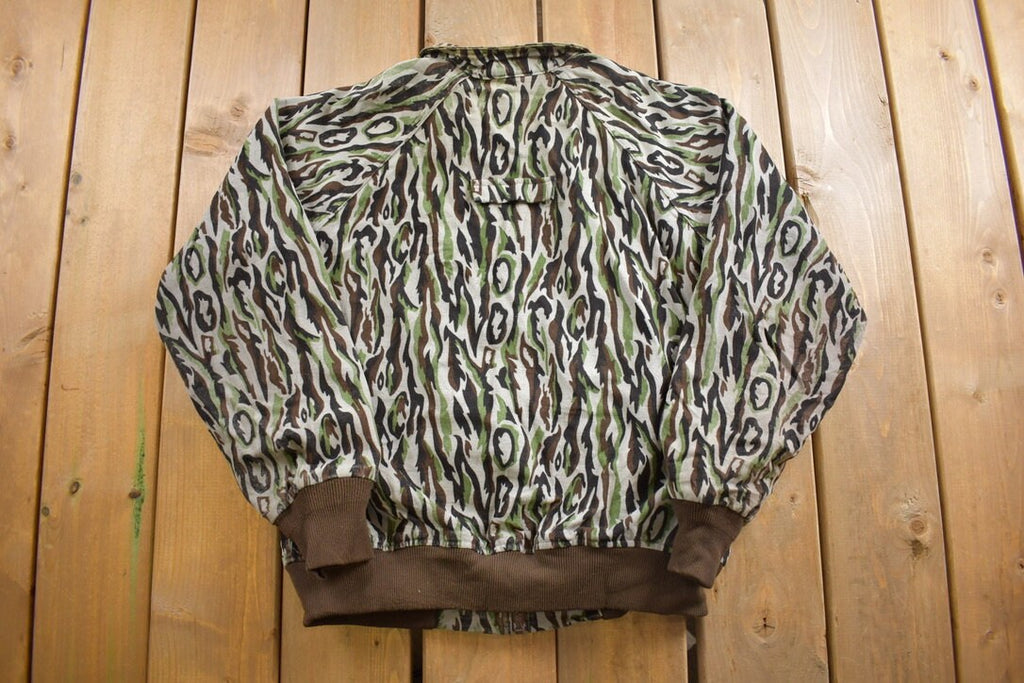 Vintage 1980s Woolrich Tree Bark Camo Jacket