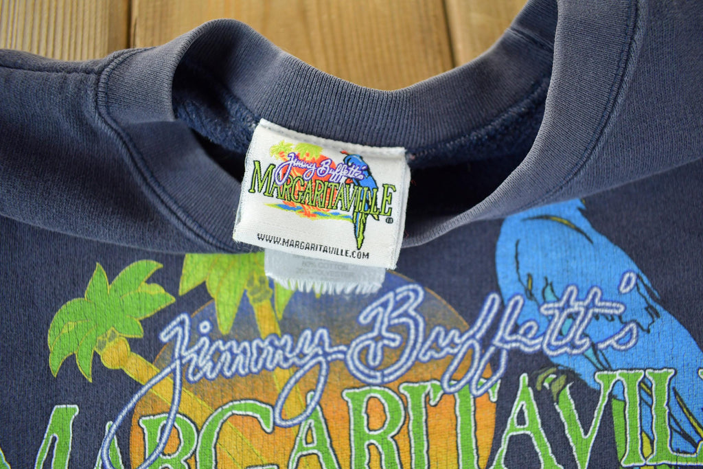 Vintage 1990s Jimmy Buffett Margaritaville Crewneck Sweatshirt Men's Large