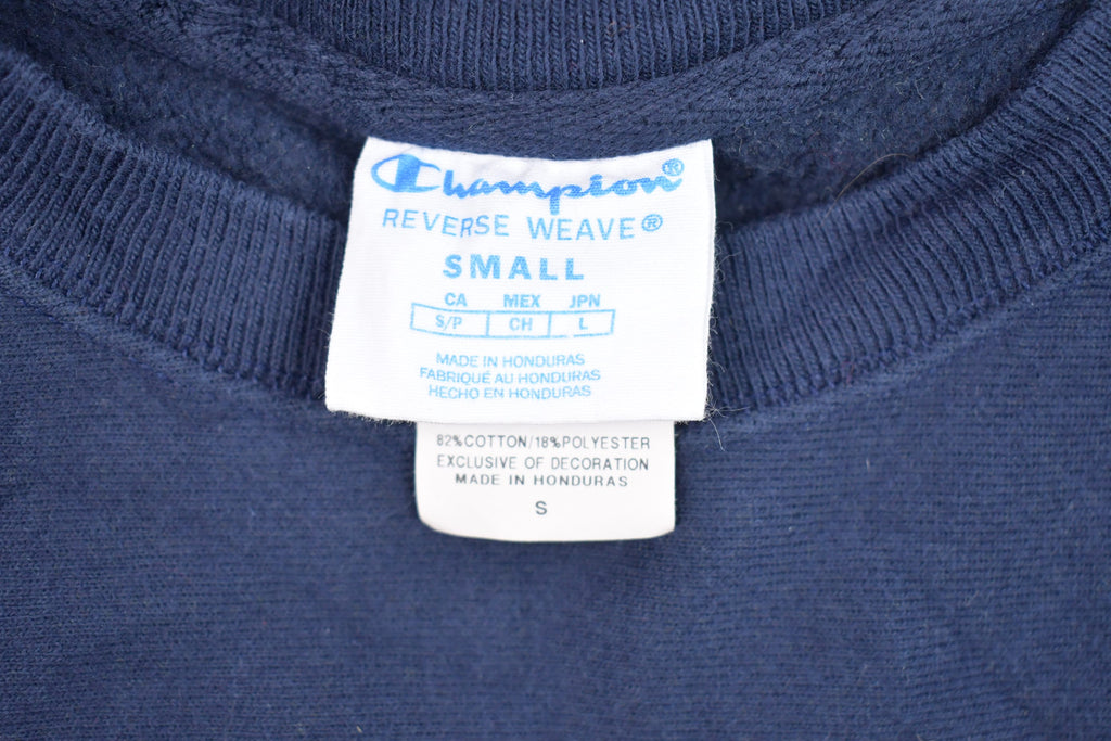 Vintage 1990s Navy Blue Champion Reverse Weave Sweatshirt
