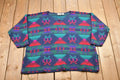 Vintage Stefano Knitted Aztec Sweater