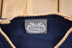 Vintage 1990s The Villager Leaves Graphic Knitted Sweater