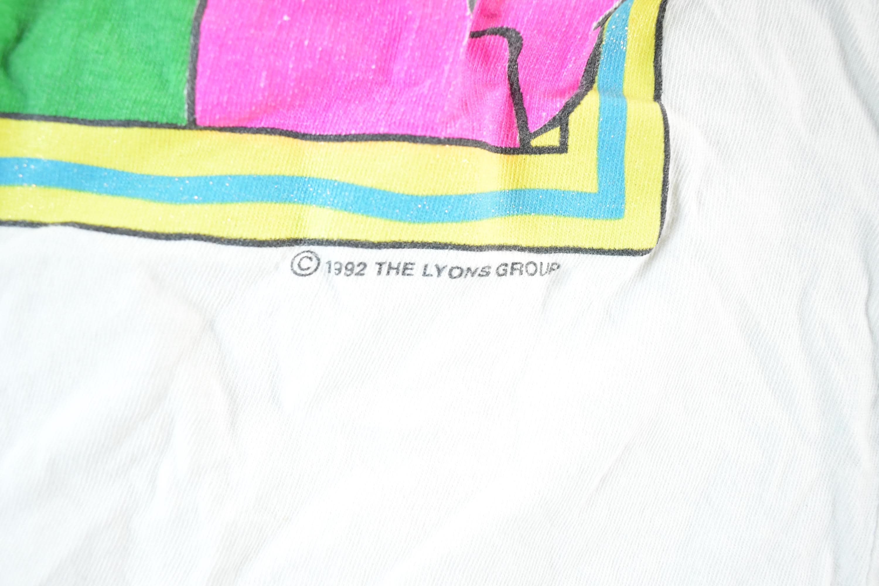 Vintage 1992 Barney And Baby Bop Souvenir Cartoon T-Shirt Youth XS