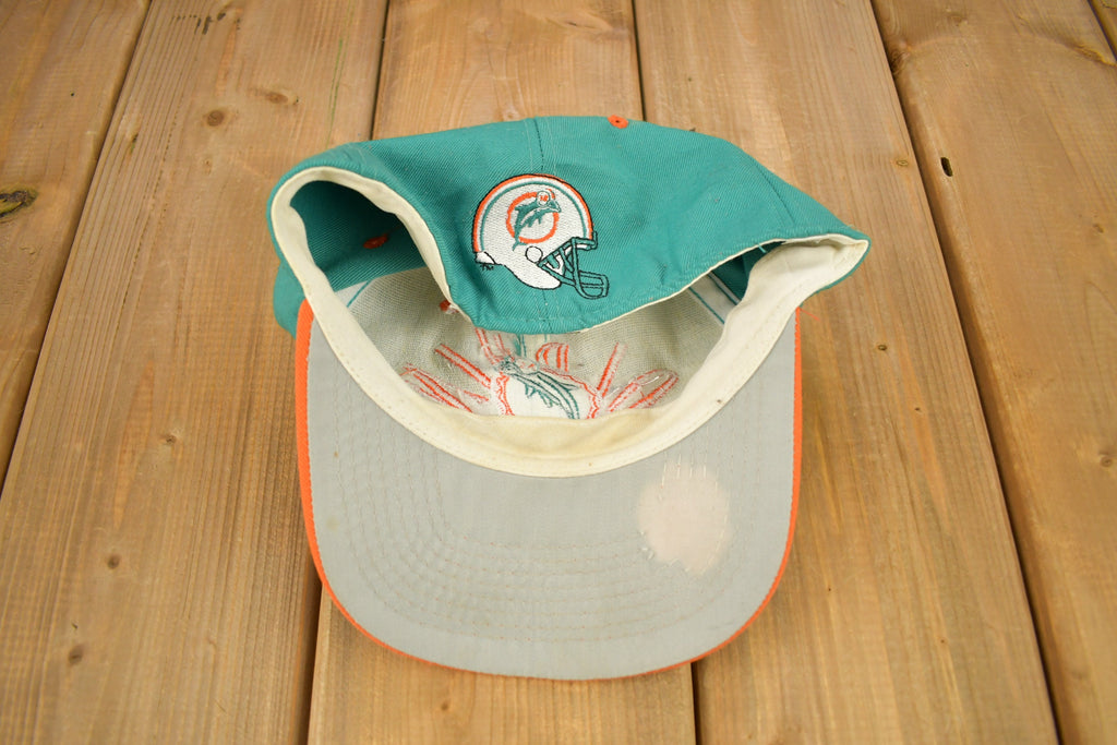 Vintage 1990s Miami Dolphins NFL Fitted Hat Size 7 3