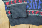 Vintage 1980s St Michael Abstract Pattern Knit Crewneck Sweater