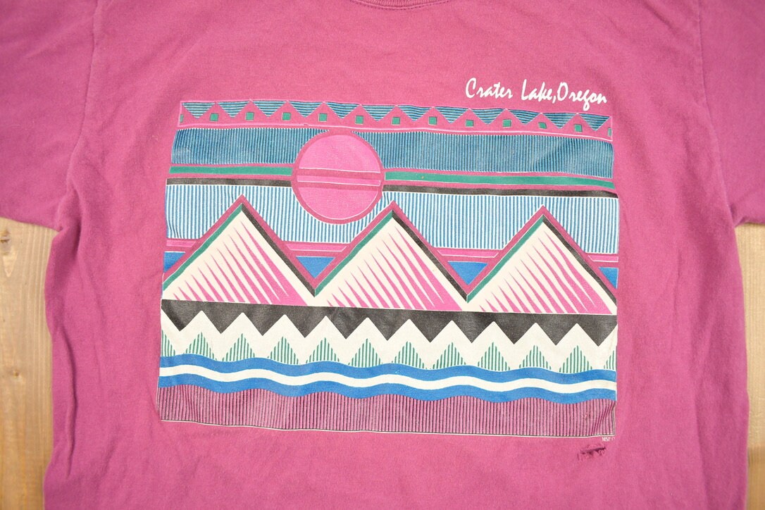 Vintage 1990s Lake Oregon Souvenir T Shirt