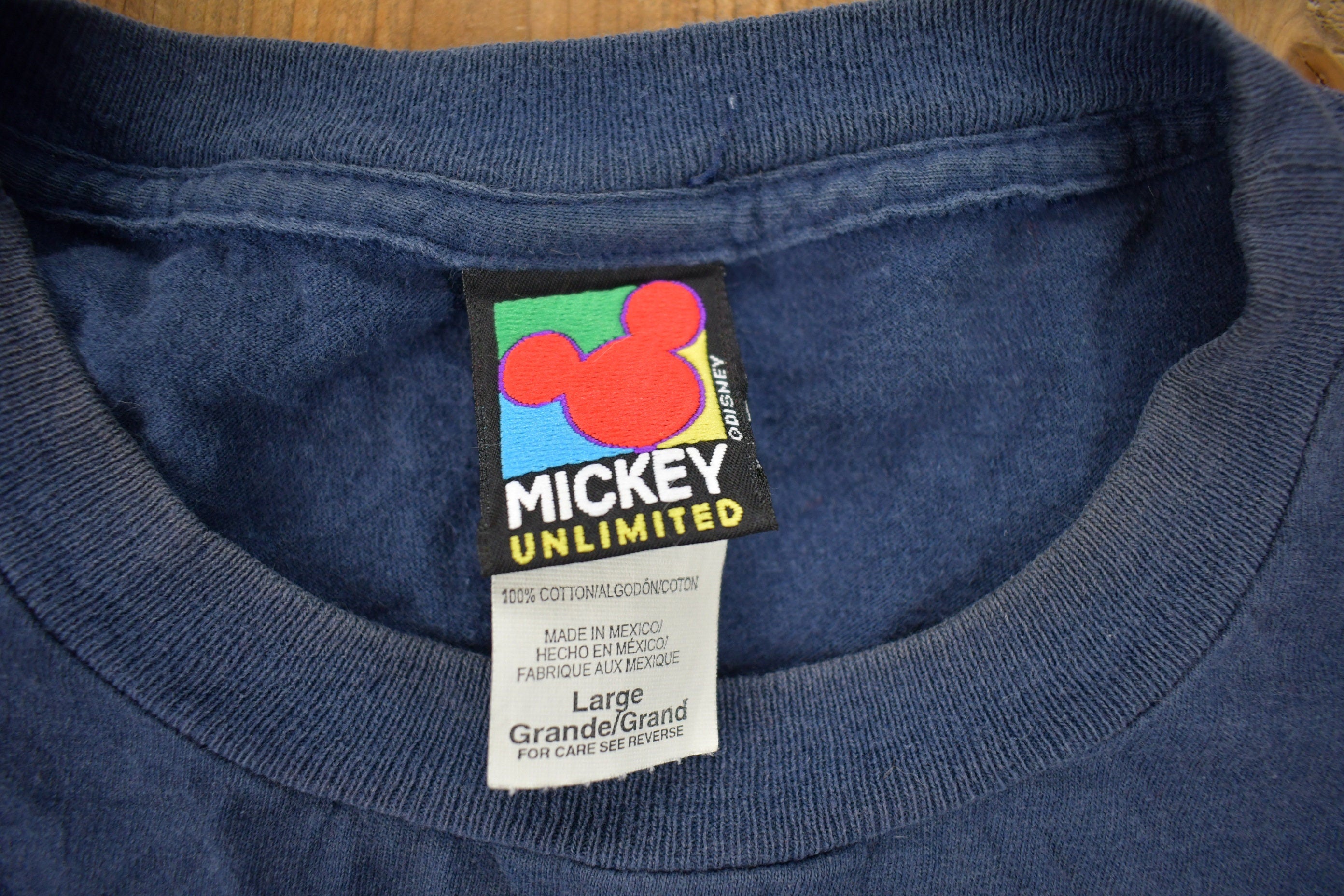 Vintage 1990s Disney Mickey Unlimited Cartoon Promo T-Shirt