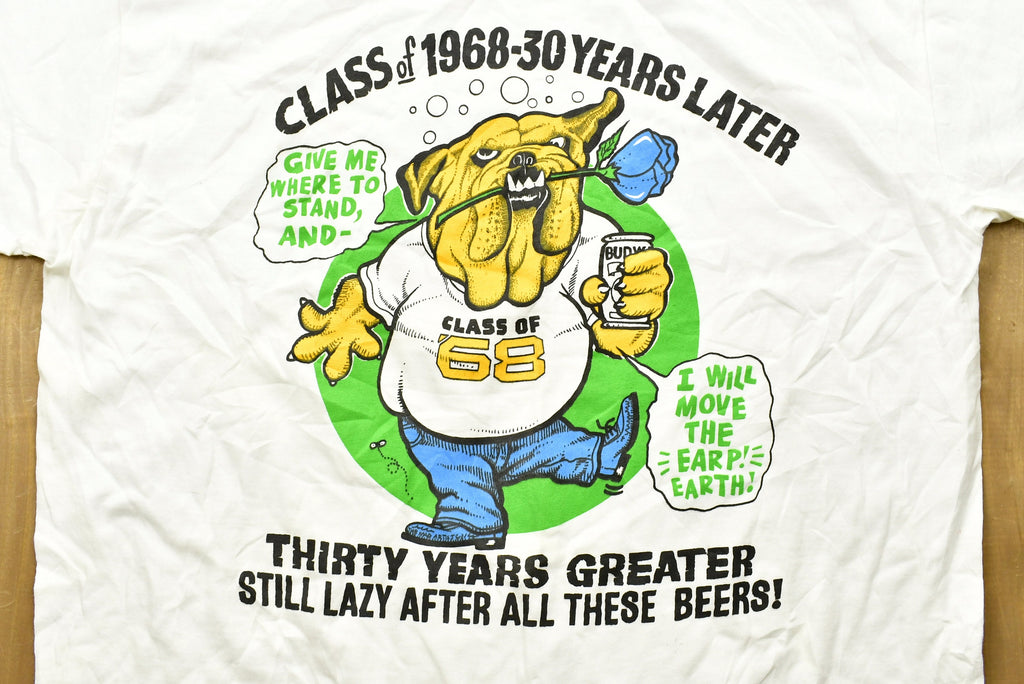 Vintage 1998 Class of 1968 Novelty T-Shirt