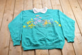 Vintage 1990s Snow Mountain Ranch Lifestyles Collared Floral Sweater