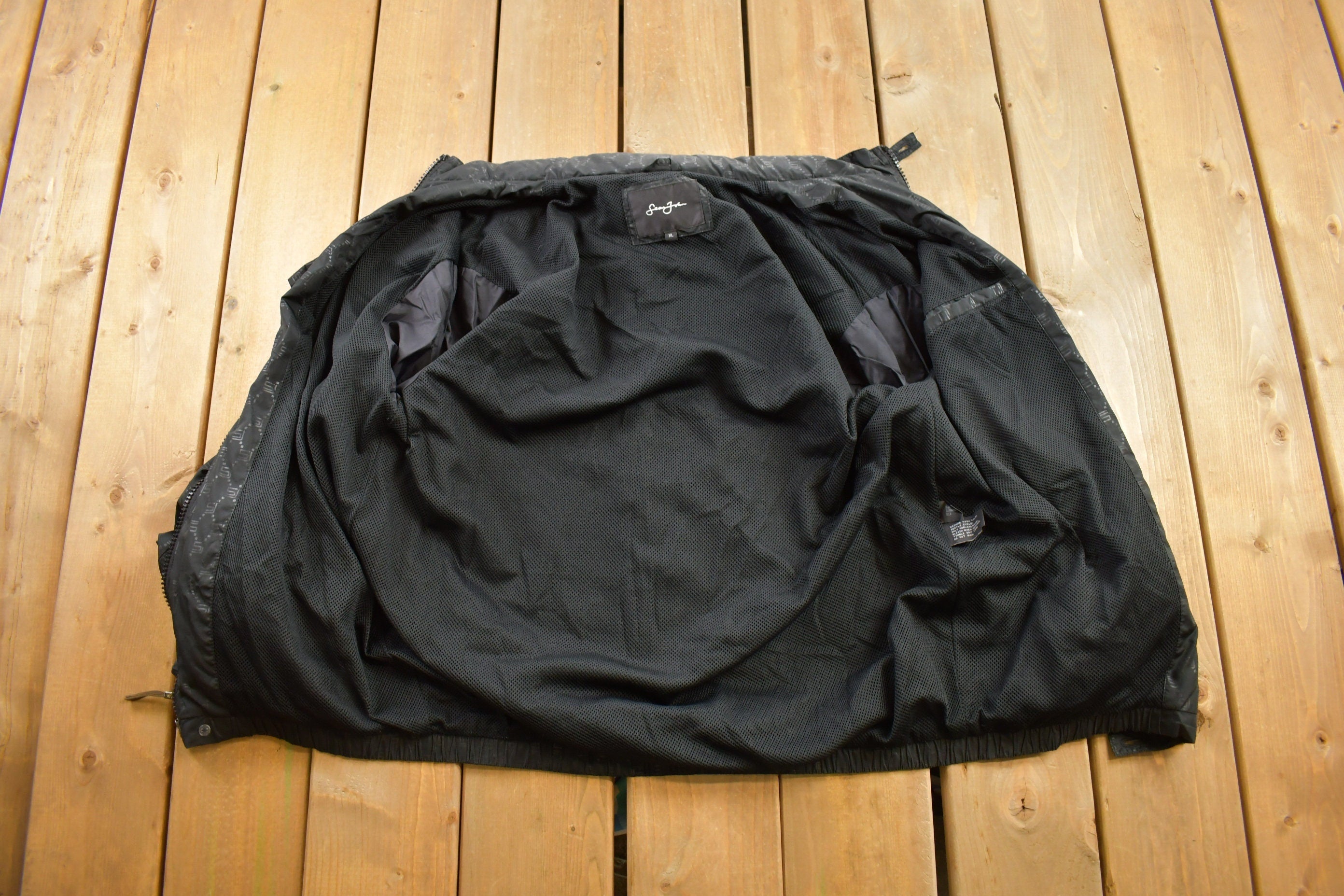 Vintage 1990s Sean John Windbreaker Rain Jacket