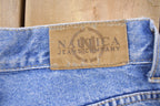 Vintage 1990s Nautica Blue Denim Jeans Size 26 x 24