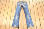 Vintage Deadstock Y2K Miss Me Bedazzled Low Rise Jeans Women's Size 26x31