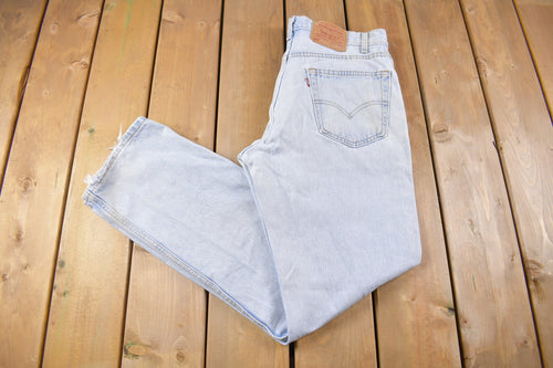 Vintage 1990s Levi's 505 Red Tab Jeans Size 32 x 31 / Made in USA / 90s Denim / Streetwear Fashion / Vintage Denim / Jeans / Vintage Levi's