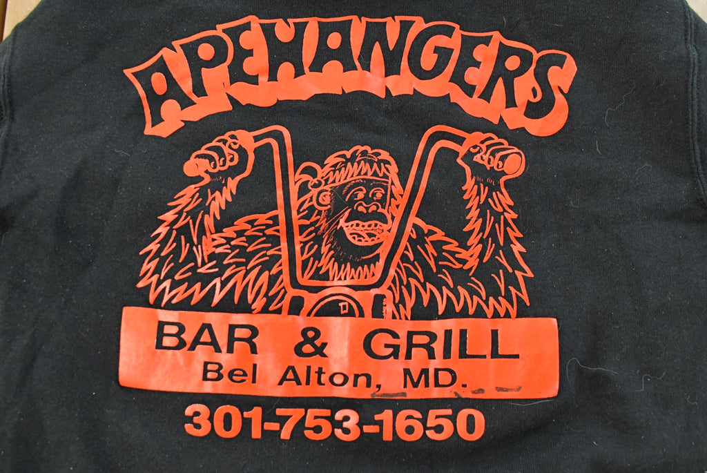 Vintage 1990s Apewangers Bar & Grill Crewneck Sweatshirt Mens S