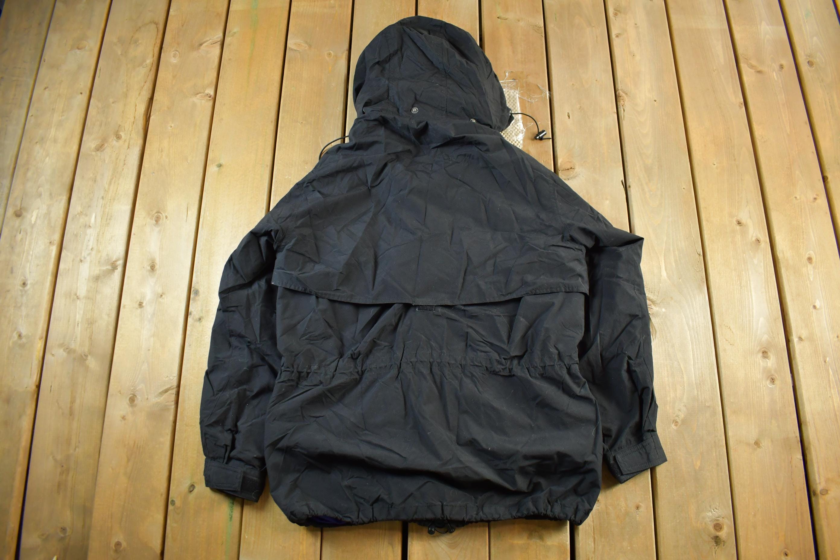 Vintage 1990s Eddie Bauer Gore-tex Windbreaker Parka Jacket Men's Large  Lightweight Outdoors  Hiking Adventure  90s Jacket