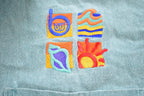 Vintage 1990s Three Rivers Beach Jean Long Sleeve Button Up