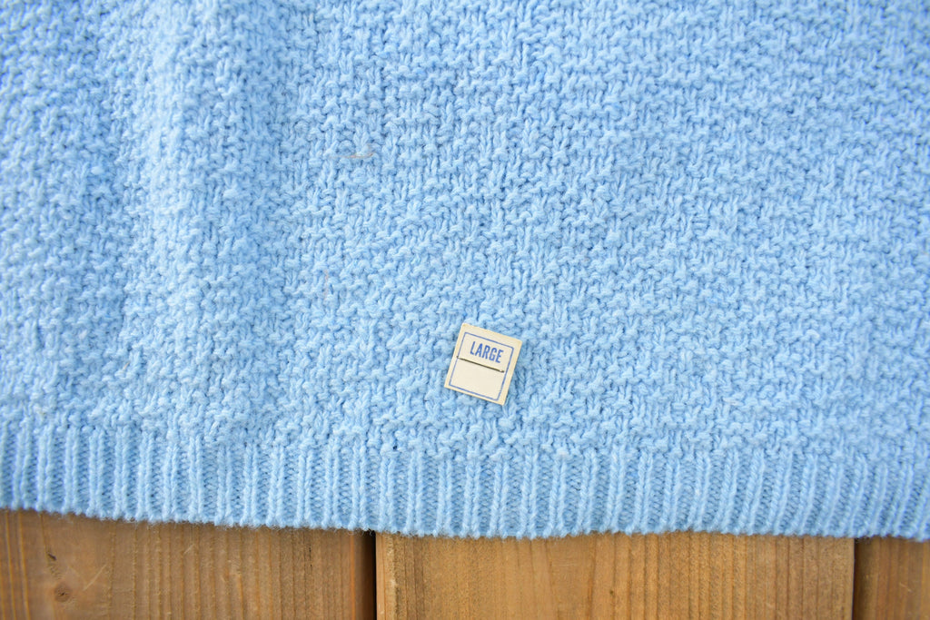 True Vintage 1960s Deadstock Miss Scotch English Short Sleeve Quarter Zip Knit Acrylic Sweater