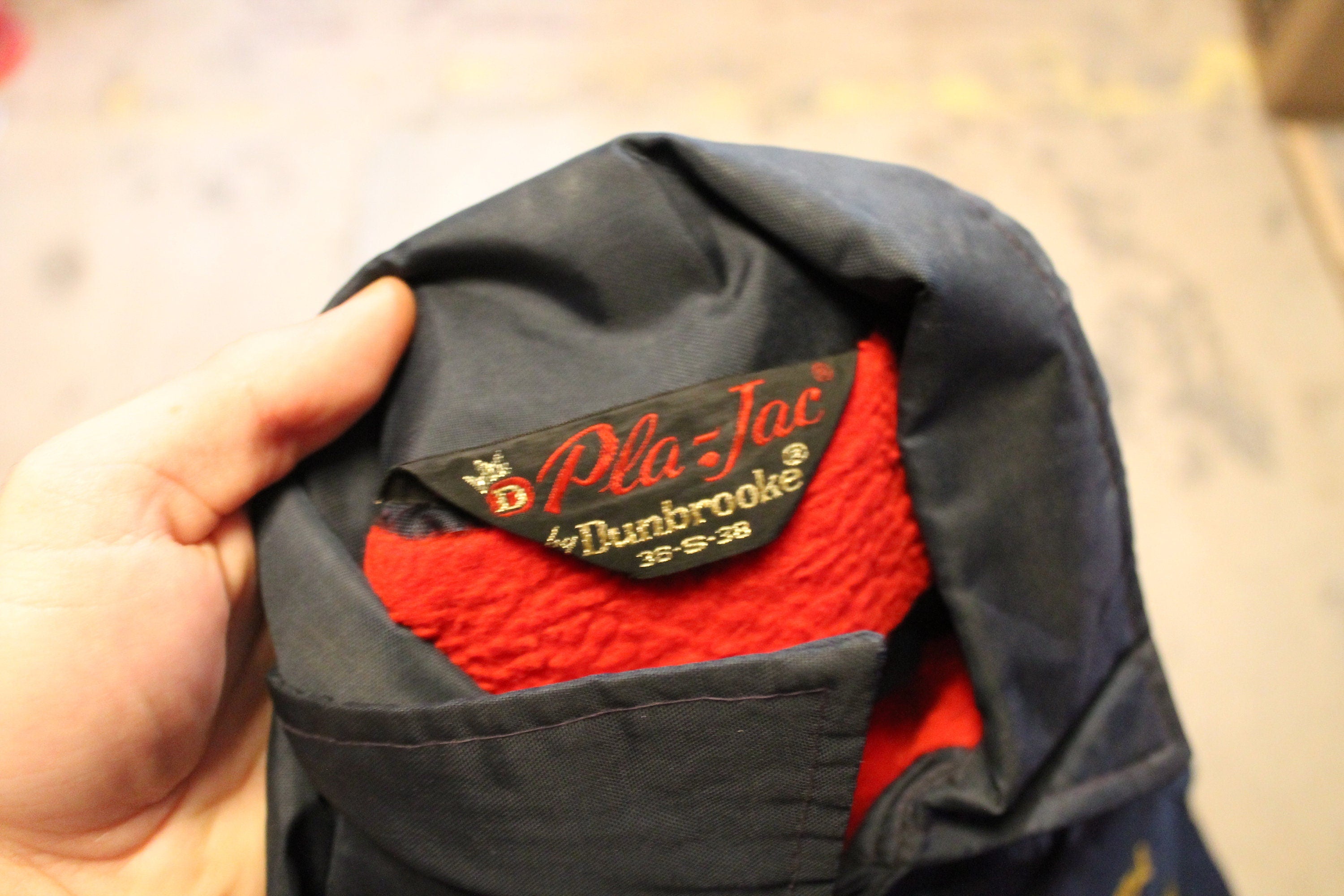 Vintage 1970s Webberville Cheerleaders Pla-Jac By Dunbrooke Fleece Lined Windbreaker