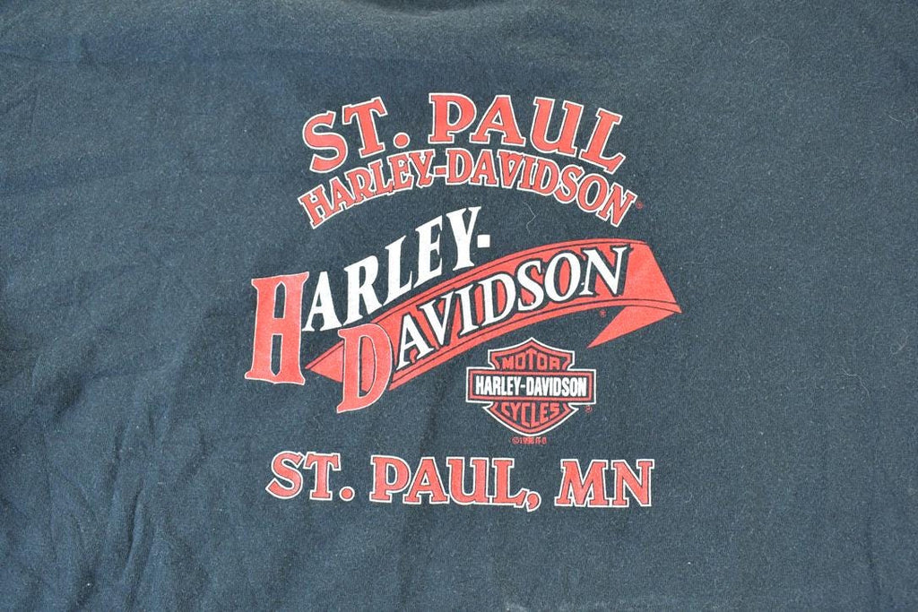 Vintage 1990s Harley Davidson Roses FAB Single Stitch T-Shirt