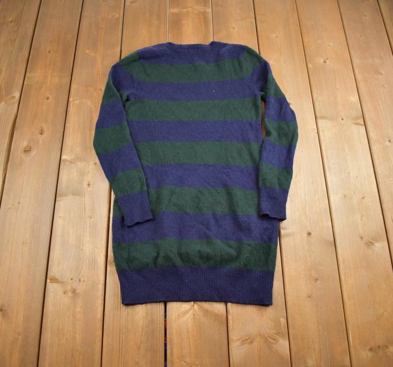 Vintage 1990s Polo Ralph Lauren Wool Long Womens Crewneck Sweater